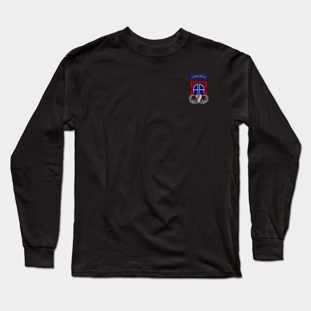 Proud 82nd Airborne Division Veteran Parachutist Wings Long Sleeve T-Shirt by floridadori